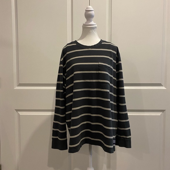 LEVI’S Long Sleeve Striped Tee with Pocket - Mens XL Relaxed - Picture 8 of 8